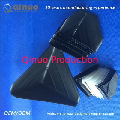 Black triangle corner protectors carton/table plastic edge protectors