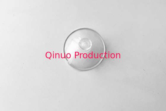 30 mm PVC mushroom head on glass /window with hook options plastic suction cups