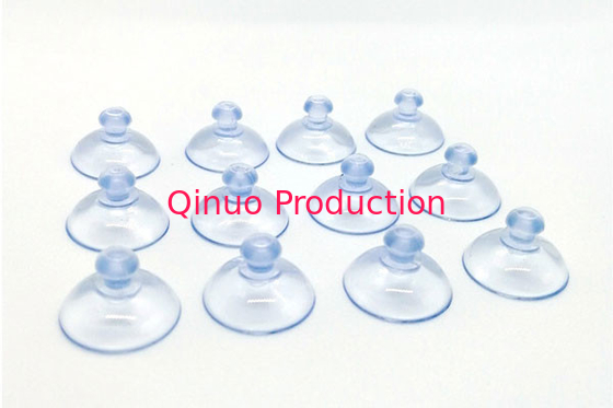 15 mm PVC mushroom head on window with hook options plastic suction cup for glass