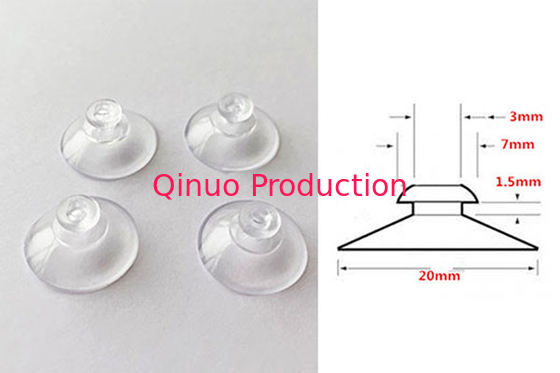 20 mm PVC mushroom head for glass/window/curtain hook accessories plastic suction cup