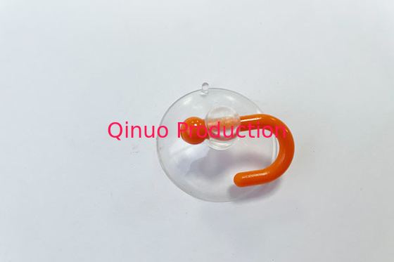 35 mm PVC with hole with plastic hook hanger on glass plastic suction cup