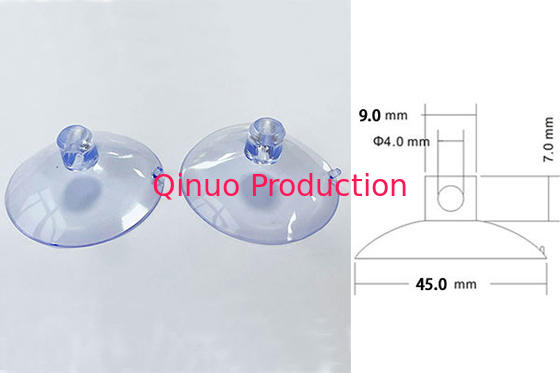 45 mm PVC with plastic hook hanger on window plastic suction cup