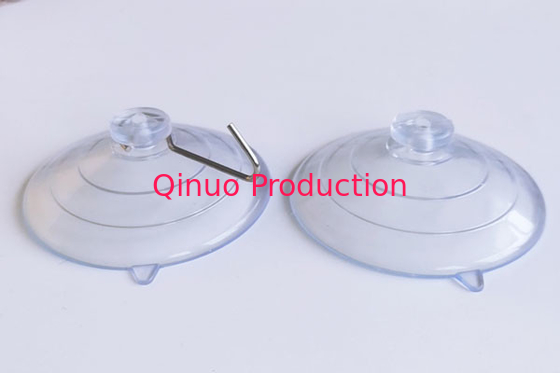 Clear large high duty reusable 60 mm PVC mushroom head replacement plastic suction cup