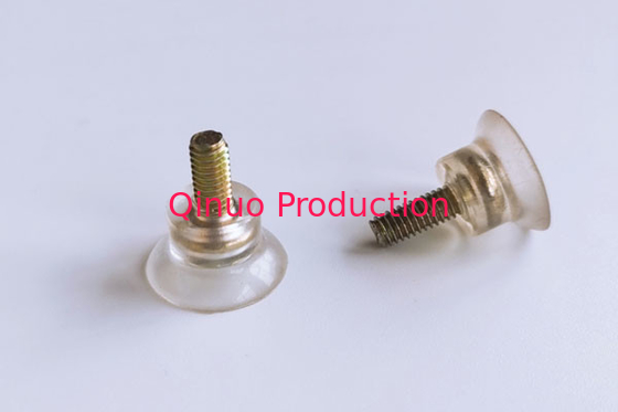 QNSC-S15/4 M4 metal screw 15 mm diameter PVC plastic suction cup with screw /nut