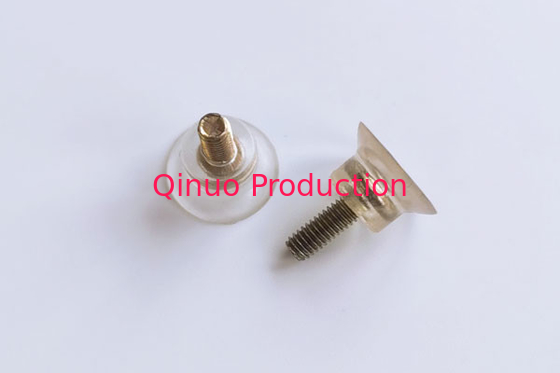 QNSC-S15/4 M4 metal screw 15 mm diameter PVC plastic suction cup with screw /nut