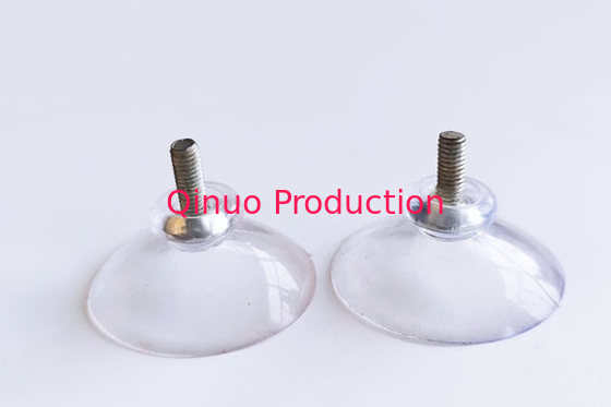 QNSC-S25/3 M3 metal screw 25mm diameter PVC plastic suction cup with screw /nut