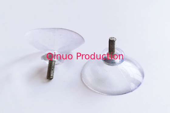 QNSC-S25/3 M3 metal screw 25mm diameter PVC plastic suction cup with screw /nut