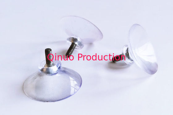 QNSC-S25/3 M3 metal screw 25mm diameter PVC plastic suction cup with screw /nut