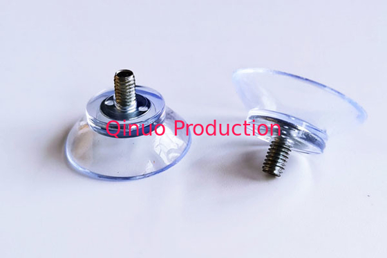 QNSC-S25/4 M4 metal screw 25 mm diameter PVC plastic suction cup with screw /nut