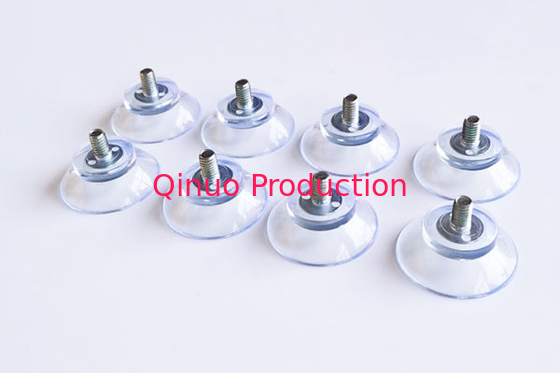 QNSC-S25/4 M4 metal screw 25 mm diameter PVC plastic suction cup with screw /nut