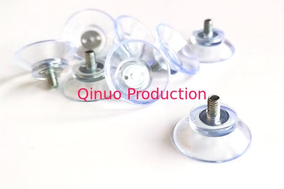 QNSC-S25/4 M4 metal screw 25 mm diameter PVC plastic suction cup with screw /nut