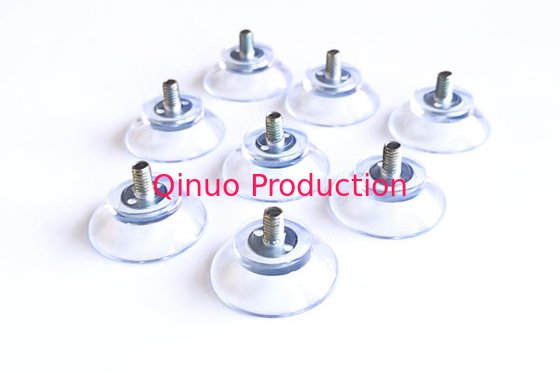 QNSC-S25/4 M4 metal screw 25 mm diameter PVC plastic suction cup with screw /nut