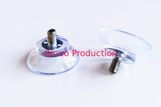 QNSC-S25/4 M4 metal screw 25 mm diameter PVC plastic suction cup with screw /nut