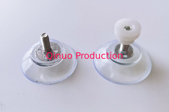 QNSC-S30/4 M4 metal screw PVC 30 mm diameter plastic suction cup with screw /nut