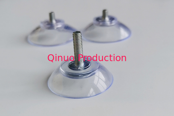 QNSC-S35/4L longer 10 mm screw length PVC plastic suction cup with screw /nut