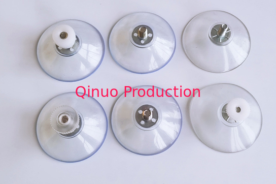 QNSC-S40/5A ,  8 mm screw , medium length , PVC plastic suction cup with screw / nut