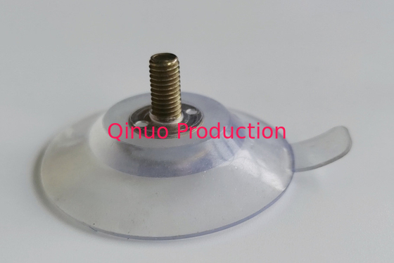 QNSC-S43/5L , longer 10 mm screw length , PVC plastic suction cup with screw / nut