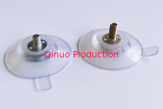 QNSC-S43/5L , longer 10 mm screw length , PVC plastic suction cup with screw / nut