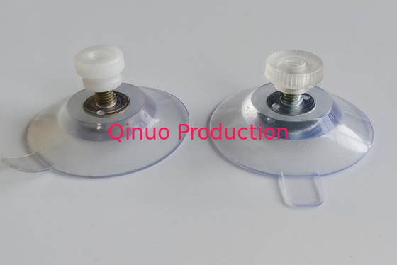 QNSC-S43/5L , longer 10 mm screw length , PVC plastic suction cup with screw / nut