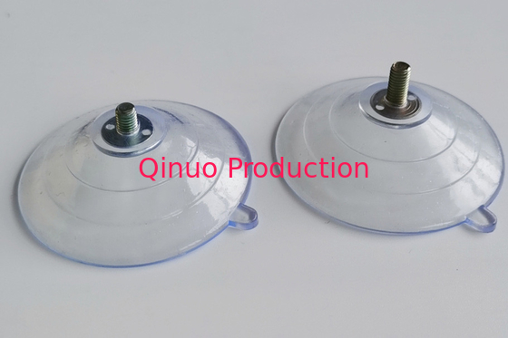 QNSC-S60/5L longer 10 mm screw length , PVC plastic suction cup with screw / nut