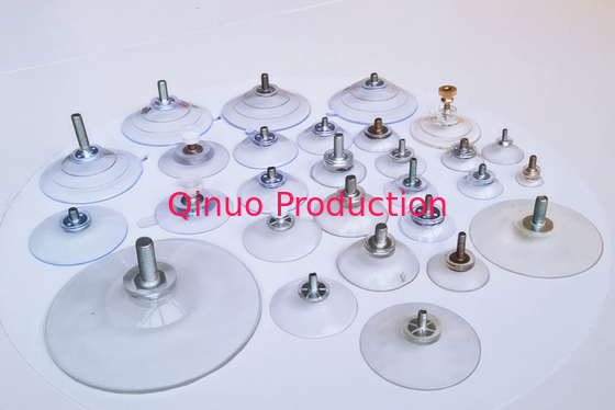 Factory supplier M4 M5 M6 screw PVC plastic suction cup with screw / nut