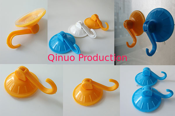 Factory supplier household using colorful plastic suction cup with plastic hook