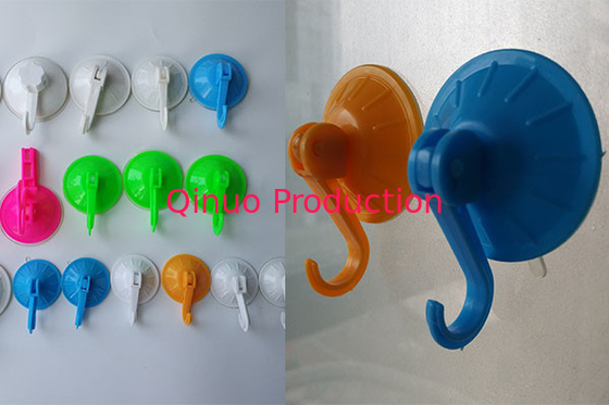 Factory supplier household using colorful plastic suction cup with plastic hook