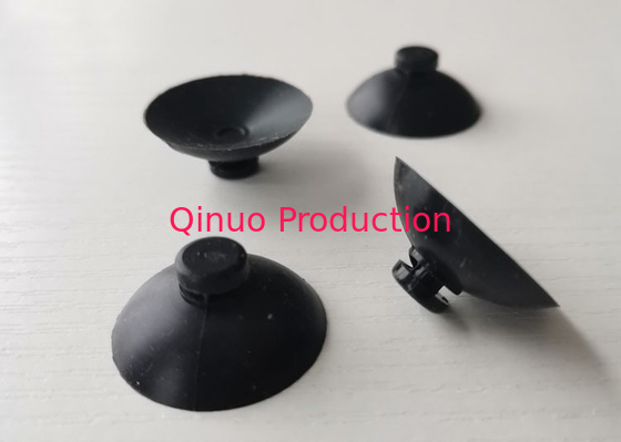 Factory directly custom making black silicone custom 25 mm mushroom head suction cup