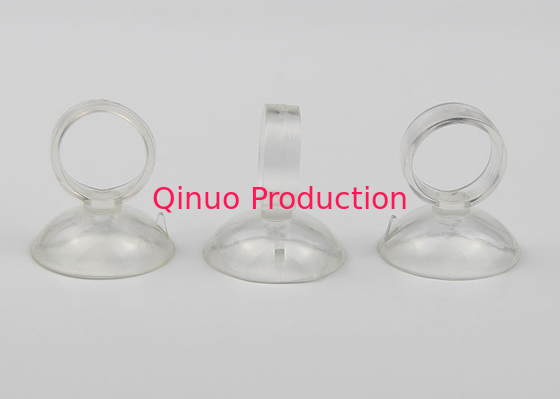 For pipe fixin and stick on glass clear color ring shape plastic PVC 30 mm suction cup