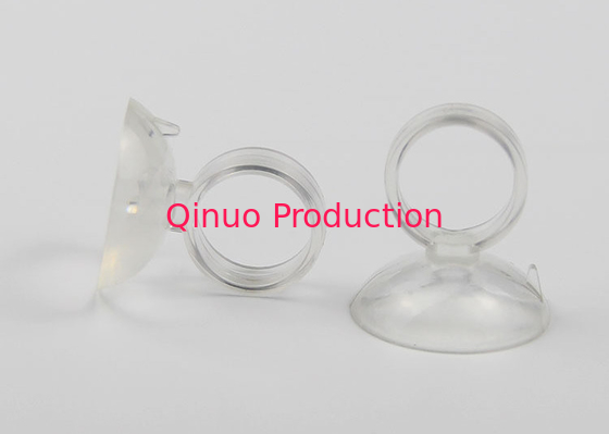 For pipe fixin and stick on glass clear color ring shape plastic PVC 30 mm suction cup