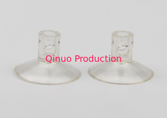 30 mm clear color cross hole for hanging stick on glss PVC plastic  suction cup