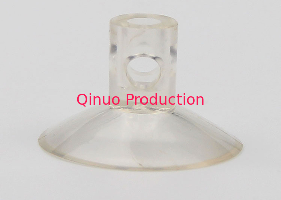30 mm clear color cross hole for hanging stick on glss PVC plastic  suction cup