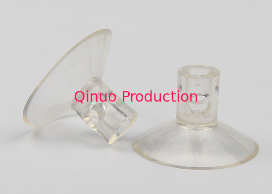 30 mm clear color cross hole for hanging stick on glss PVC plastic  suction cup