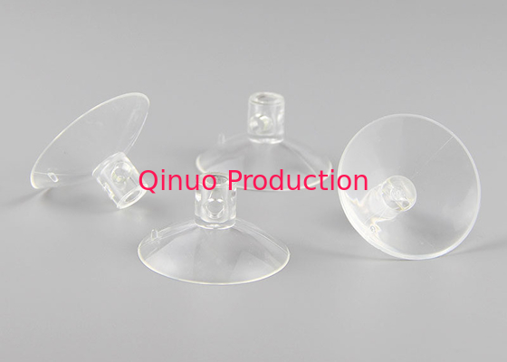 custom pacakge available 40 mm clear color cross hole shape PVC plastic suction cup