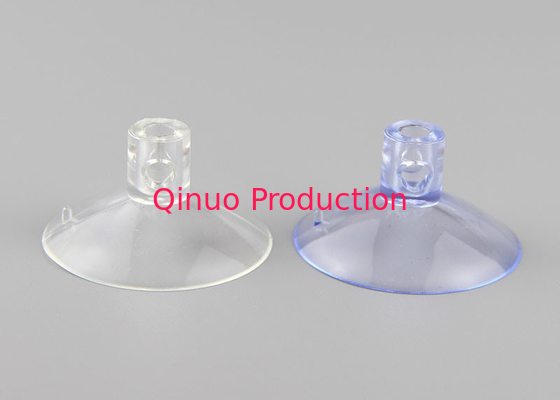 custom pacakge available 40 mm clear color cross hole shape PVC plastic suction cup