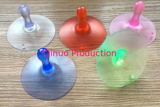 67 mm clear color with handle for phone stander PVC plastic  suction cup