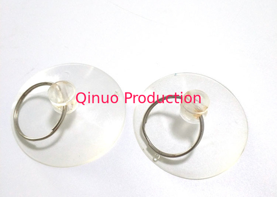40 mm custom model metal ring double ring plastic suction cup