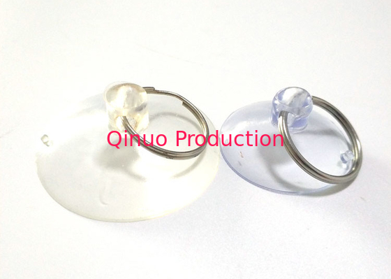 40 mm custom model metal ring double ring plastic suction cup