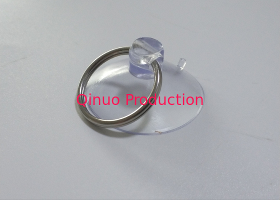 40 mm custom model metal ring double ring plastic suction cup
