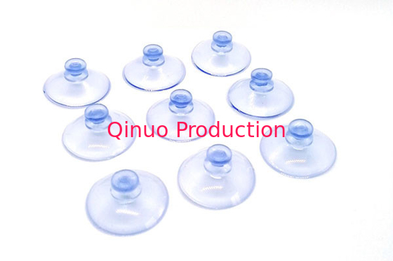 Sticking on glass using 25mm Transparent Color Mushroom Head Vacuum Cups