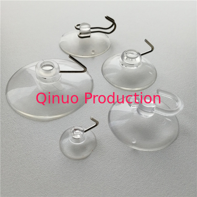stick on glass and hanger mushroom head suction cups with staineless steel hook