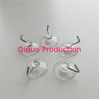 SHQN OEM/ODM 20mm plastic suction cups with stainless steel hook