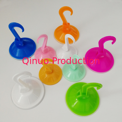 SHQN stick on glass hanging using colorful Plastic hook suction cups 45mm 55mm 63mm 75mm