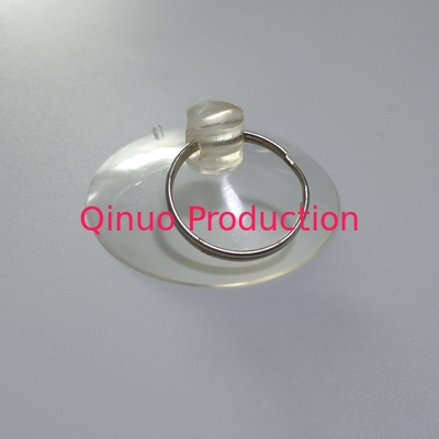 SHQN 40 mm Plastic suction cups with metal or stainless steel pull ring