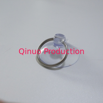 SHQN 40 mm Plastic suction cups with metal or stainless steel pull ring