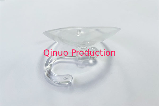 SHQN H60 factory price 60mm PVC suction cups with clear plastic hook