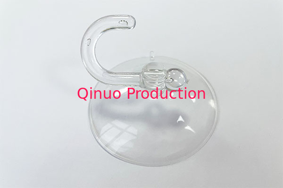 SHQN H60 factory price 60mm PVC suction cups with clear plastic hook