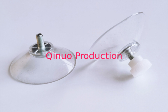 Glass wall mounted holder 40mm Diameter 14mm length M4 Screw Suction cups