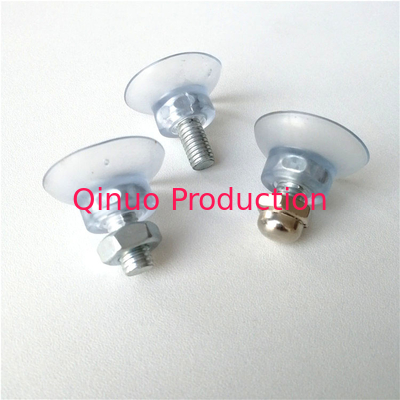 SHQN stick on glass window 32mm Diameter 15mm length M8 Screw Suction cups