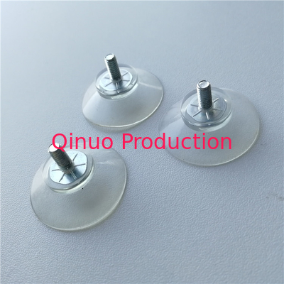 Stick on Glass Window 30mm Diameter 8mm length M4 Screw Suction cups